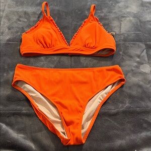 Cupshe Orange Bikini Set size Medium